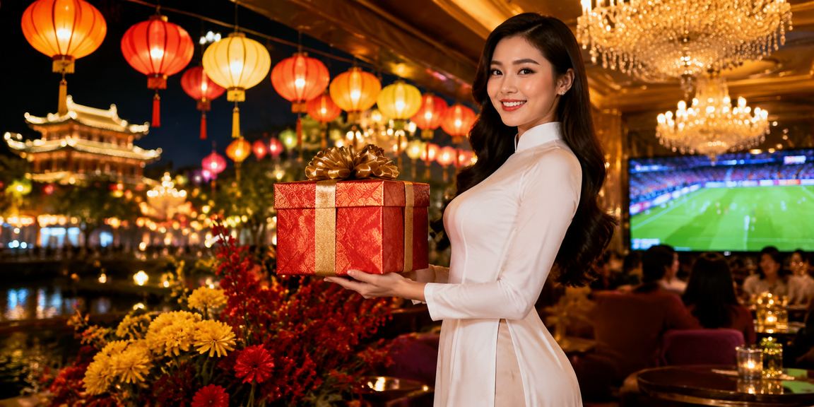 Người mặc áo dài truyền thống Huế tham gia cá cược trực tuyến, kết hợp văn hóa và giải trí hiện đại