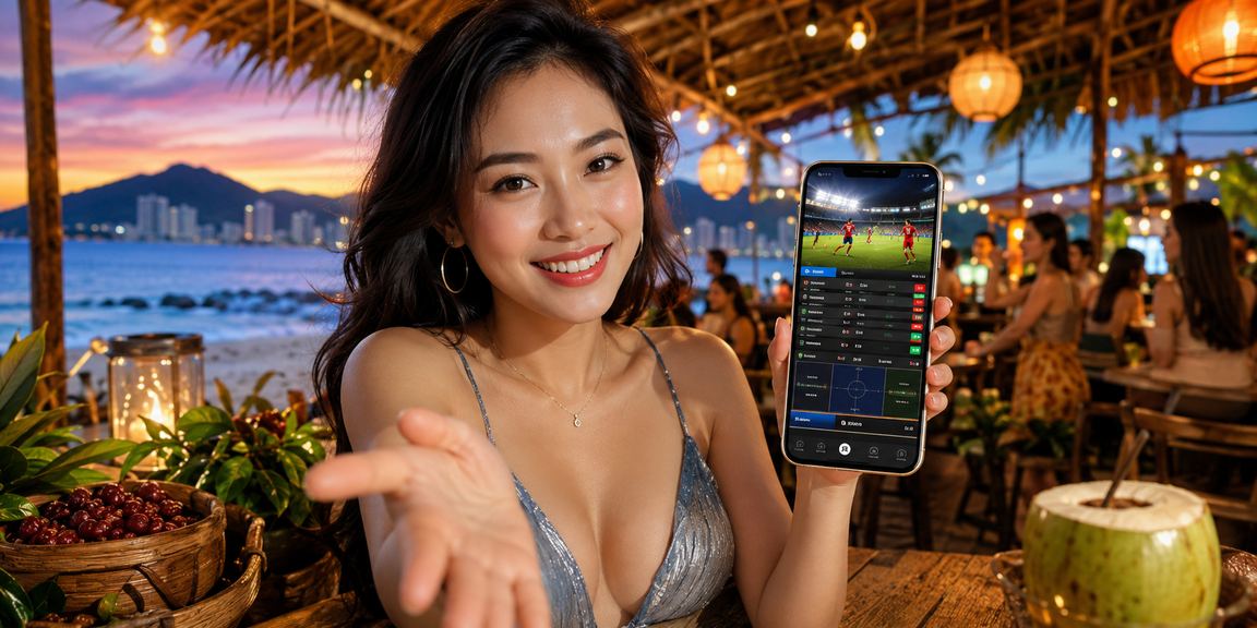 Người chơi thể thao cá cược tại quán cà phê Nha Trang, theo dõi kèo bóng đá và tích điểm VIP